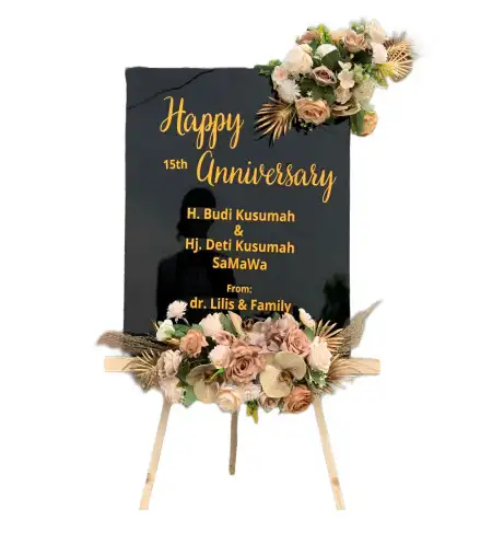 Papan Bunga Akrilik Kelayan Tengah