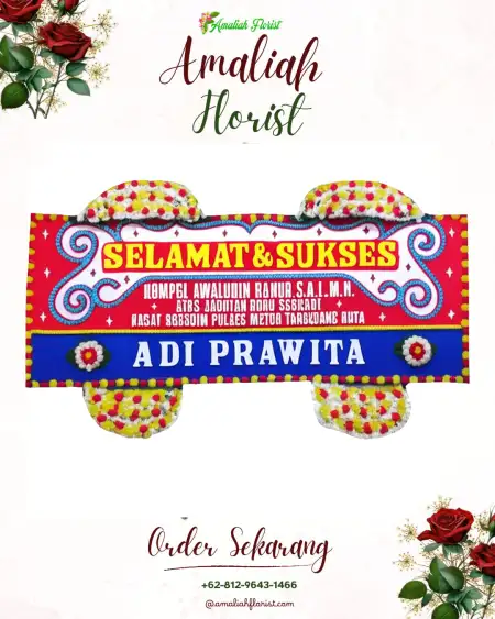 Papan Bunga Ucapan Selamat Kelayan Tengah