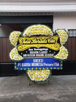 Papan Bunga Duka di Kelayan Tengah